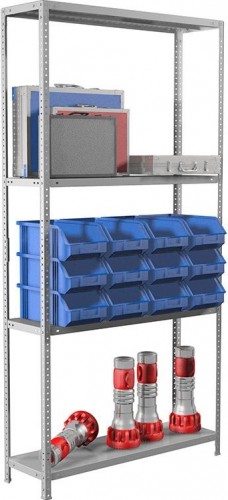 Стеллаж ПРАКТИК MS Standart 185/70 х 30/4 (4 полки)