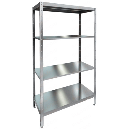 Стеллаж со сплошными полками HICOLD НСК-12/6 нерж