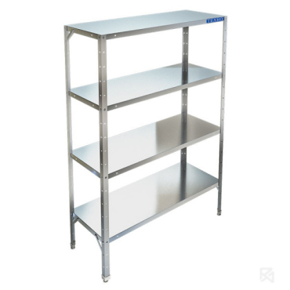 СТЕЛЛАЖ  СТР-124/1004  нержавейка,сплошной /53 713/