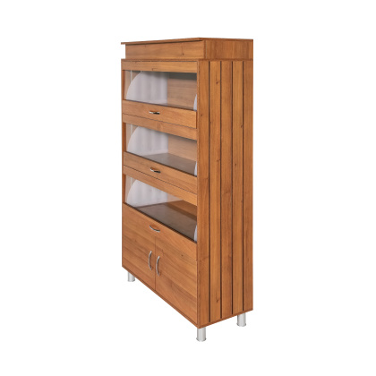 Стеллаж торговый с выдвижными полками 1000х390х1800 мм