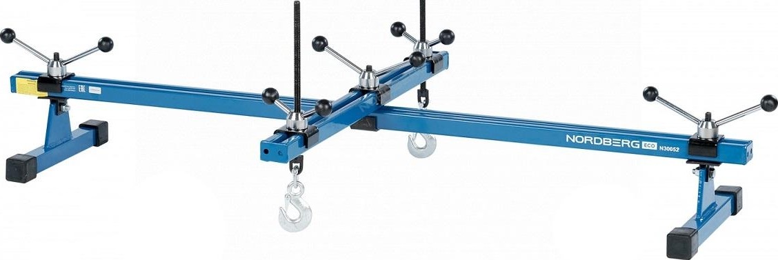 Стенд для вывешивания двигателя NORDBERG N30052 500кг, с поперечной штангой, l=170см ЦБ-0008606