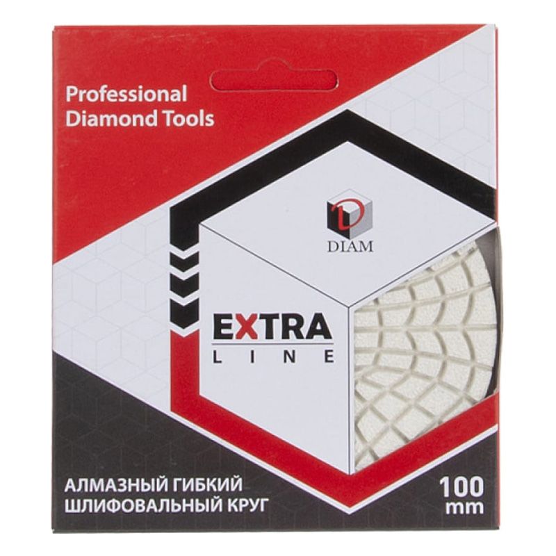 Алмазный гибкий шлифовальный круг Step-3 100x3 #2 DIAM Extra Line Hybrid (сухая/мокрая) - изображение 4