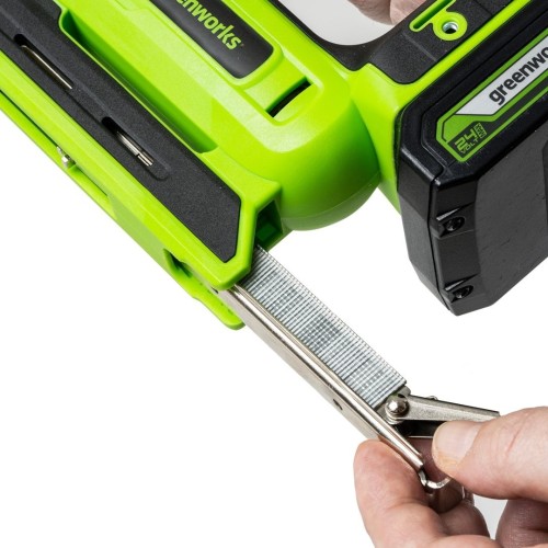 Степлер аккумуляторный GREENWORKS G24CS10 24V, АКБ 2Ач и ЗУ 3400107CUA - изображение 3