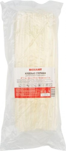 Стержни клеевые REXANT прозрачные 11x270 мм, 1 кг 09-1857-1