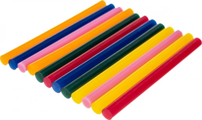 Стержни клеевые REXANT цветные 7x100 мм, 12 шт. 09-1020 - изображение 3