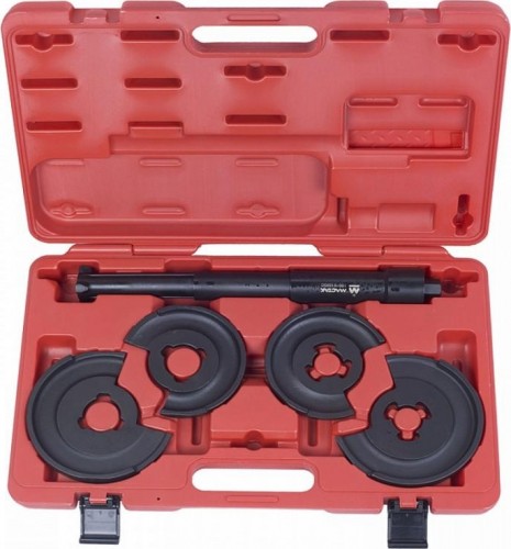 Стяжка амортизаторных пружин МАСТАК кованые дисковые держатели 5 предметов 100-01005C 100-01005C - изображение 2