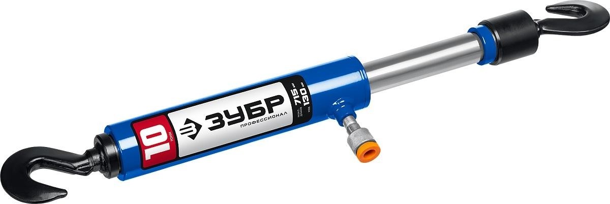 Стяжка гидравлическая ЗУБР 43023-10 профессионал 10т с 2 крюками