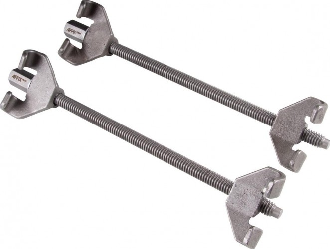 Стяжка пружин AFFIX амортизаторных 370 мм, вороненая, двойной крюк, 2 пред. AF10003370