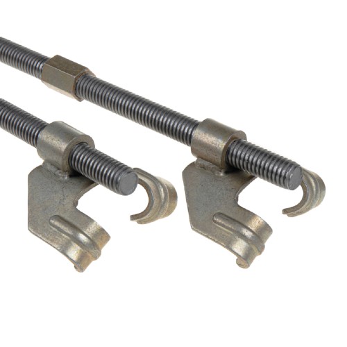 Стяжка пружин ARNEZI R7703105 L=320 мм 2шт d15,2 мм с двойным крюком, усиленная - изображение 3