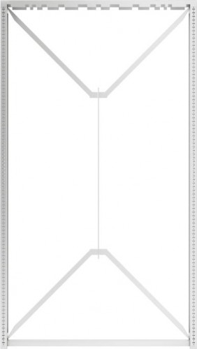 Стойка под пластиковые ящики СТЕЛЛА-ТЕХНИК 1150х2020 мм без опоры (пара) V-1150х2020