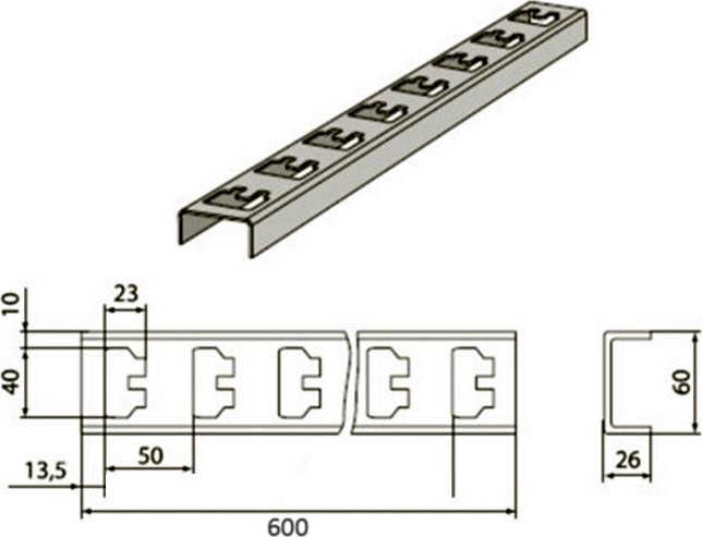 Стойка POLIMER GROUP 800 мм для колодца КС-5 AK11010102 - изображение 3