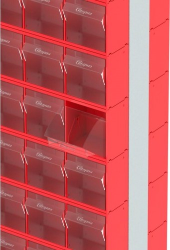 Стойка СТЕЛЛА-ТЕХНИК 406-00-10-03 (600х380х1650 мм) двусторонняя напольная - изображение 4