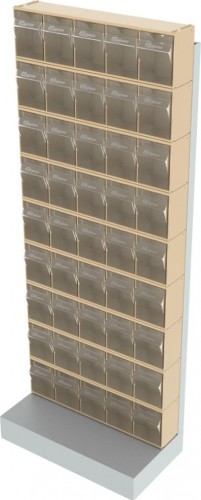 Стойка СТЕЛЛА-ТЕХНИК  бежевая напольная (610х325х1500) 403-00-00-09-B - изображение 3