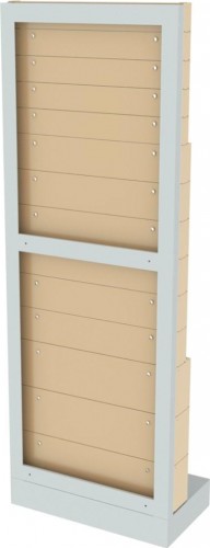 Стойка СТЕЛЛА-ТЕХНИК  бежевая напольная (610х325х1650) 404-05-06-03-B - изображение 2