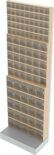 Стойка СТЕЛЛА-ТЕХНИК  бежевая напольная (610х325х1850) 405-05-05-05-B - изображение 3