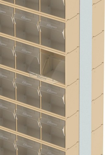 Стойка СТЕЛЛА-ТЕХНИК  бежевая двусторонняя напольная (600х380х1650) 406-00-14-00-B - изображение 5