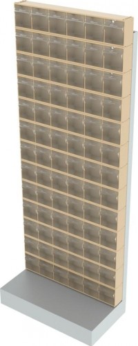 Стойка СТЕЛЛА-ТЕХНИК  бежевая напольная (610х325х1500) 403-00-13-00-B - изображение 3