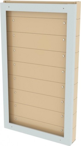 Стойка СТЕЛЛА-ТЕХНИК  бежевая настенная (610х40х1000) 402-00-09-00-B - изображение 2