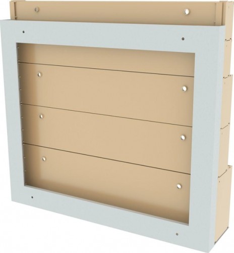 Стойка СТЕЛЛА-ТЕХНИК  бежевая настенная/настольная (610х150х500) 401-02-02-01-B - изображение 2