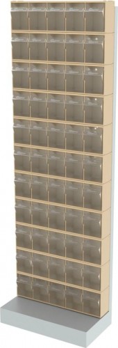 Стойка СТЕЛЛА-ТЕХНИК  бежевая напольная (610х325х1850) 405-00-00-11-B