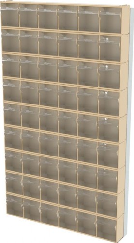 Стойка СТЕЛЛА-ТЕХНИК  бежевая настенная (610х40х1000) 402-00-09-00-B