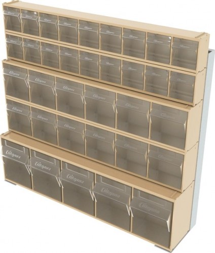 Стойка СТЕЛЛА-ТЕХНИК  бежевая настенная/настольная (610х150х500) 401-02-02-01-B - изображение 4