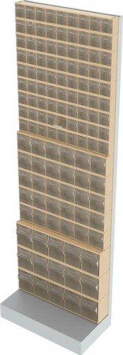 Стойка СТЕЛЛА-ТЕХНИК  бежевая напольная (610х325х1850) 405-09-05-03-B - изображение 4