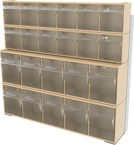 Стойка СТЕЛЛА-ТЕХНИК  бежевая настенная/настольная (610х150х500) 401-00-02-02-B