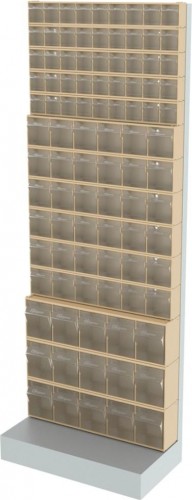 Стойка СТЕЛЛА-ТЕХНИК  бежевая напольная (610х325х1650) 404-05-06-03-B