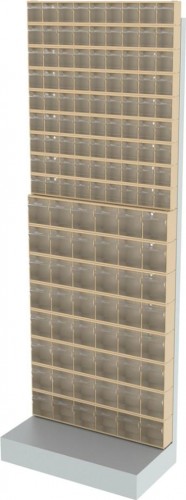 Стойка СТЕЛЛА-ТЕХНИК  бежевая напольная (610х325х1650) 404-09-08-00-B