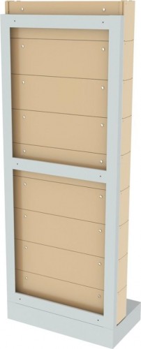 Стойка СТЕЛЛА-ТЕХНИК  бежевая напольная (610х325х1500) 403-00-00-09-B - изображение 2