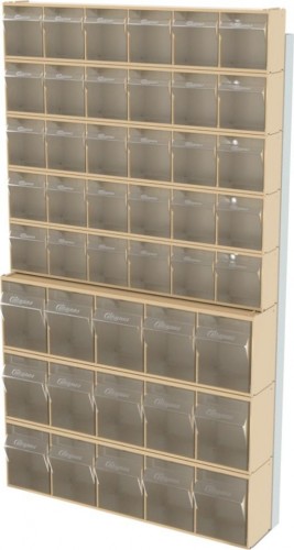 Стойка СТЕЛЛА-ТЕХНИК  бежевая настенная (610х40х1000) 402-00-05-03-B