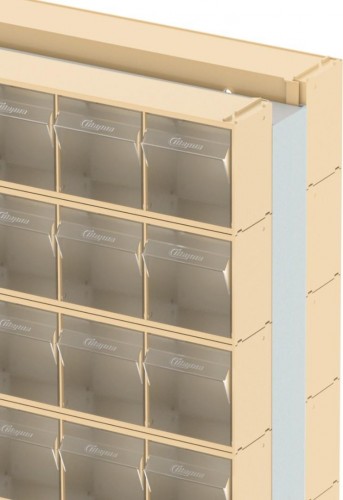 Стойка СТЕЛЛА-ТЕХНИК  бежевая двусторонняя напольная (600х380х1650) 406-00-14-00-B - изображение 4