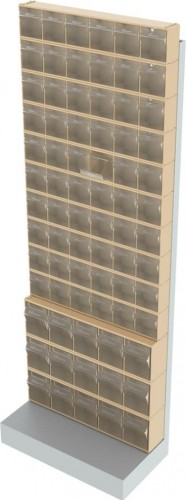 Стойка СТЕЛЛА-ТЕХНИК  бежевая напольная (610х325х1650) 404-00-10-03-B - изображение 4