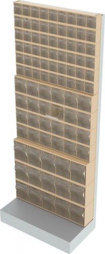 Стойка СТЕЛЛА-ТЕХНИК  бежевая напольная (610х325х1500) 403-06-04-03-B - изображение 4