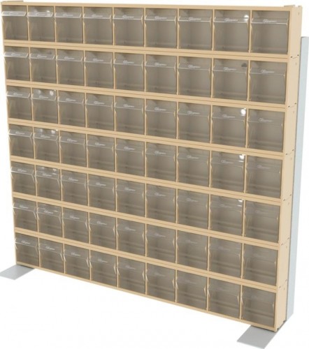 Стойка СТЕЛЛА-ТЕХНИК  бежевая настенная/настольная (610х150х500) 401-07-00-00-B