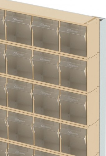 Стойка СТЕЛЛА-ТЕХНИК  бежевая настенная (610х40х1000) 402-00-09-00-B - изображение 5