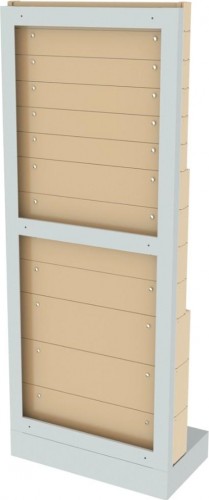 Стойка СТЕЛЛА-ТЕХНИК  бежевая напольная (610х325х1500) 403-06-04-03-B - изображение 2