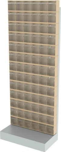 Стойка СТЕЛЛА-ТЕХНИК  бежевая напольная (610х325х1500) 403-00-13-00-B