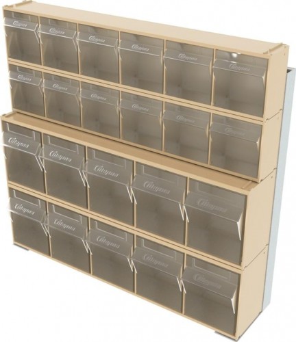 Стойка СТЕЛЛА-ТЕХНИК  бежевая настенная/настольная (610х150х500) 401-00-02-02-B - изображение 4