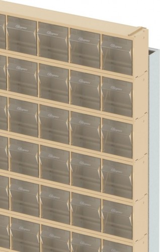 Стойка СТЕЛЛА-ТЕХНИК  бежевая настенная/настольная (610х150х500) 401-07-00-00-B - изображение 4