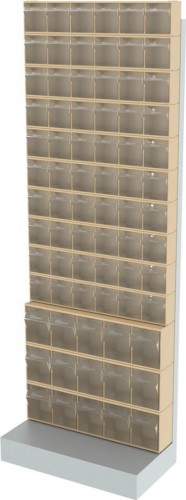 Стойка СТЕЛЛА-ТЕХНИК  бежевая напольная (610х325х1650) 404-00-10-03-B