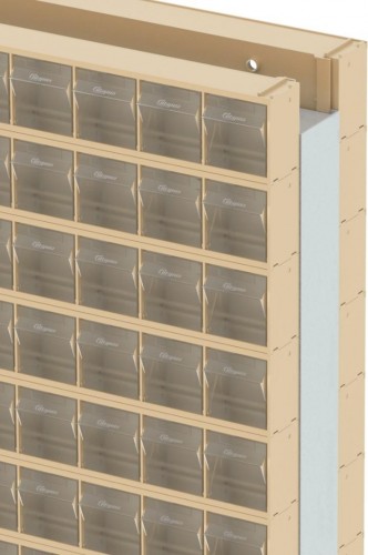 Стойка СТЕЛЛА-ТЕХНИК  бежевая двусторонняя напольная (600х380х1650) 406-09-08-00-B - изображение 4