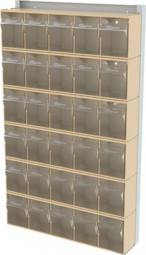 Стойка СТЕЛЛА-ТЕХНИК  бежевая настенная (610х40х1000) 402-00-00-06-B