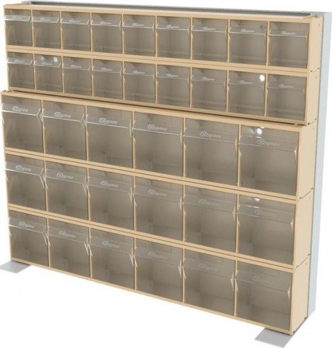 Стойка СТЕЛЛА-ТЕХНИК  бежевая настенная/настольная (610х150х500) 401-02-03-00-B