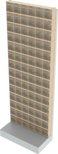 Стойка СТЕЛЛА-ТЕХНИК  бежевая напольная (610х325х1650) 404-00-14-00-B - изображение 3