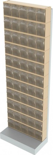 Стойка СТЕЛЛА-ТЕХНИК  бежевая напольная (610х325х1850) 405-00-00-11-B - изображение 3