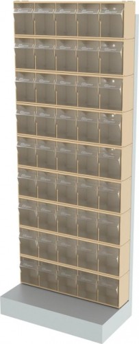 Стойка СТЕЛЛА-ТЕХНИК  бежевая напольная (610х325х1500) 403-00-00-09-B