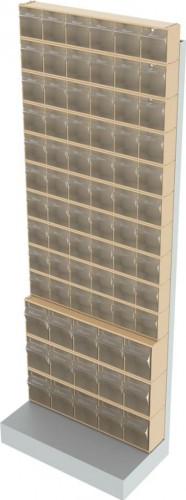 Стойка СТЕЛЛА-ТЕХНИК  бежевая напольная (610х325х1650) 404-00-10-03-B - изображение 3