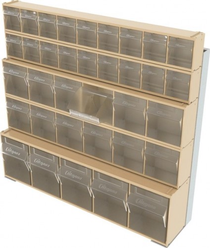 Стойка СТЕЛЛА-ТЕХНИК  бежевая настенная/настольная (610х150х500) 401-02-02-01-B - изображение 3